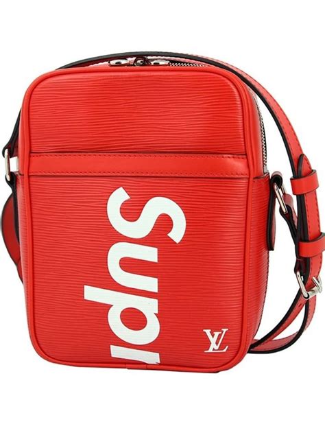 supreme lv pouch|supreme shoulder bag for sale.